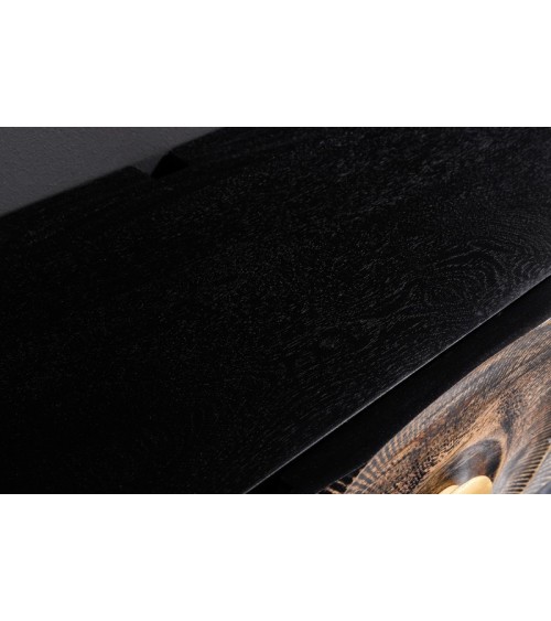 Meuble TV suspendu SUNNY bois massif de manguier