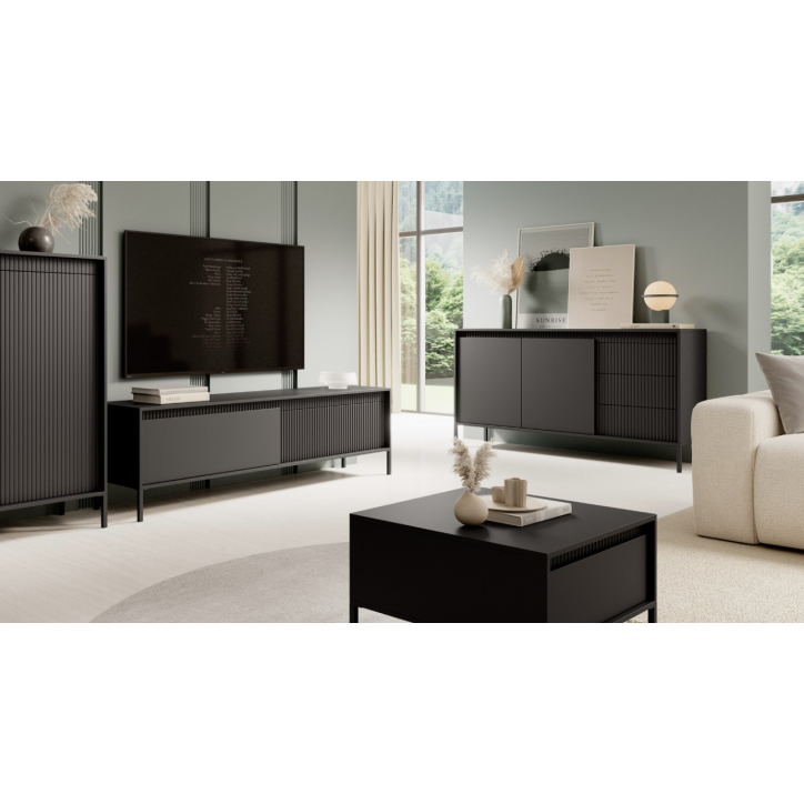 Meuble Tv SENSO NOIR - 187,1 cm