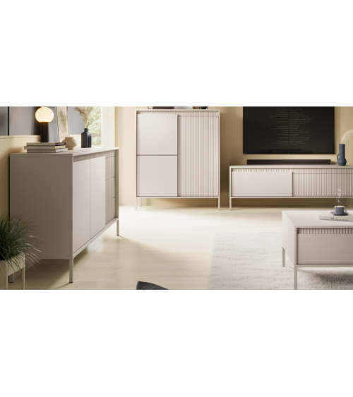Meuble Tv SENSO BEIGE - 153,5 cm