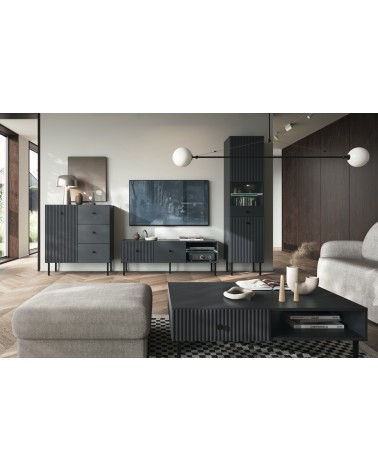 Meuble TV VIENA 2K Anthracite