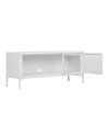 Meuble TV Brisbane blanc 130x40x55 cm