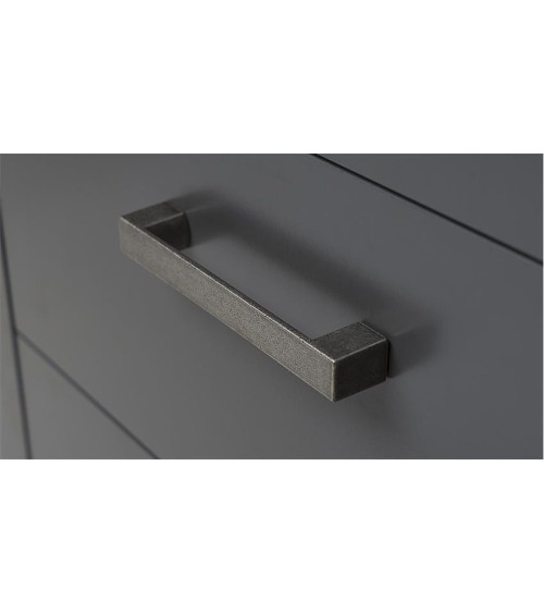 Buffet BROOKS 180cm anthracite et chêne