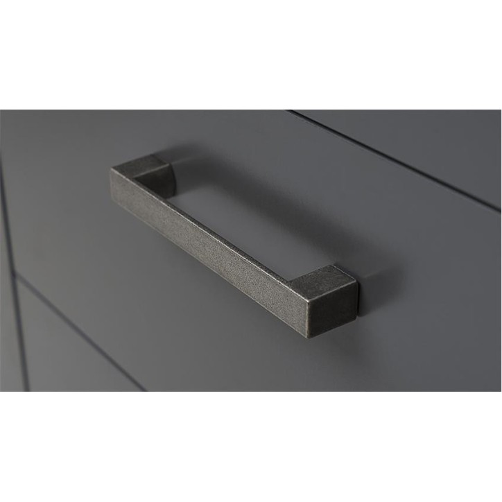 Buffet BROOKS 180cm anthracite et chêne