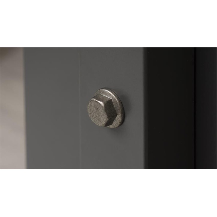 Buffet BROOKS 180cm anthracite et chêne