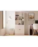 Bibliothèque IZEL 70 cm blanc
