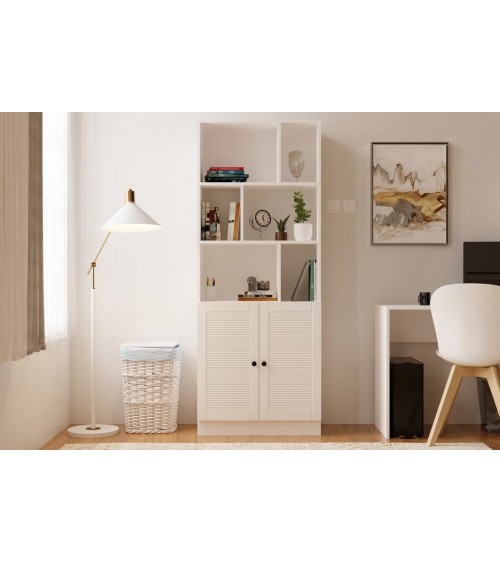 Bibliothèque IZEL 70 cm blanc