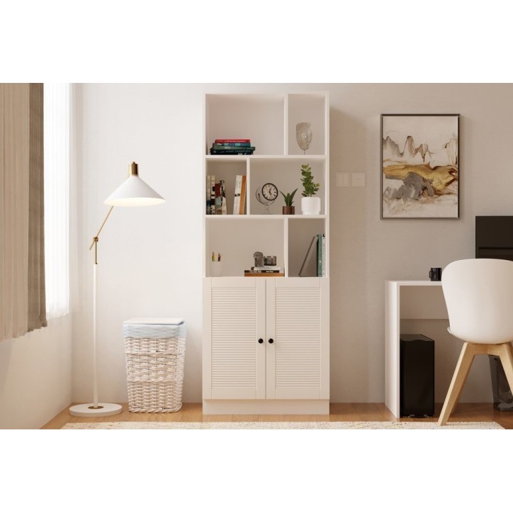 Bibliothèque IZEL 70 cm blanc