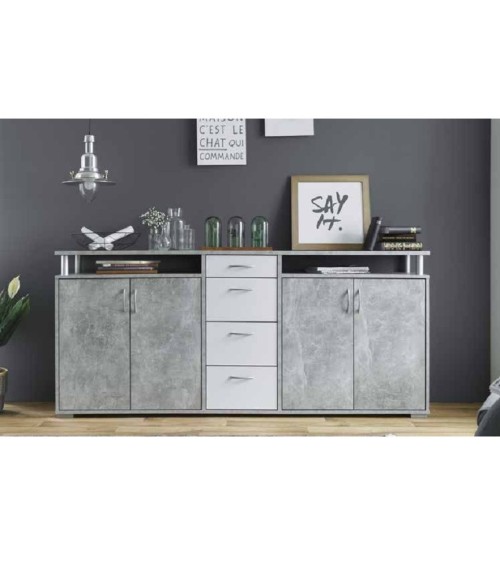 Buffet MAXIME 208cm béton