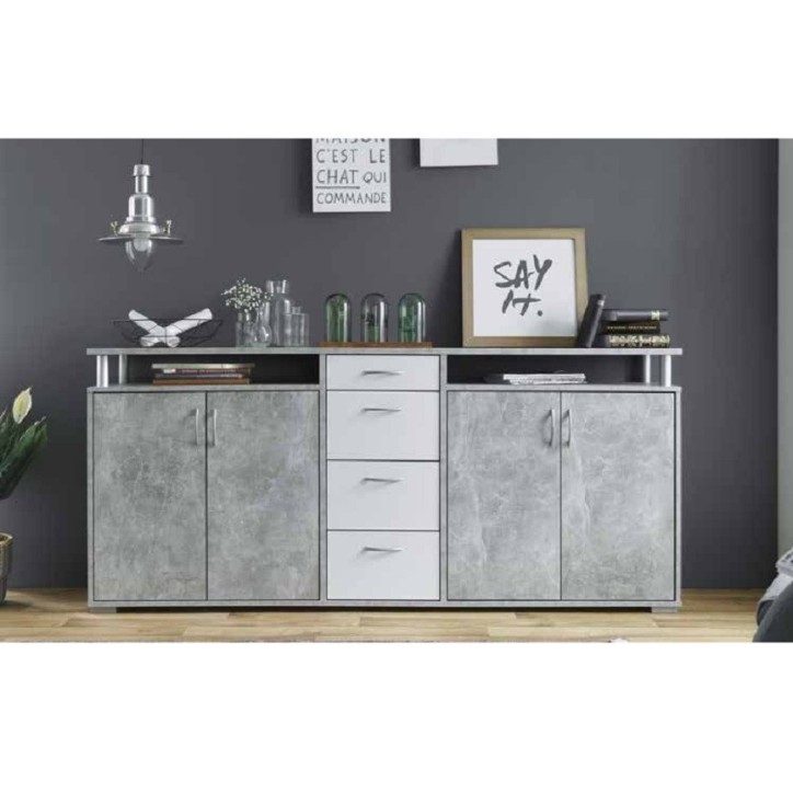 Buffet MAXIME 208cm béton