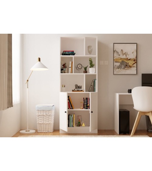 Bibliothèque IZEL 70 cm blanc