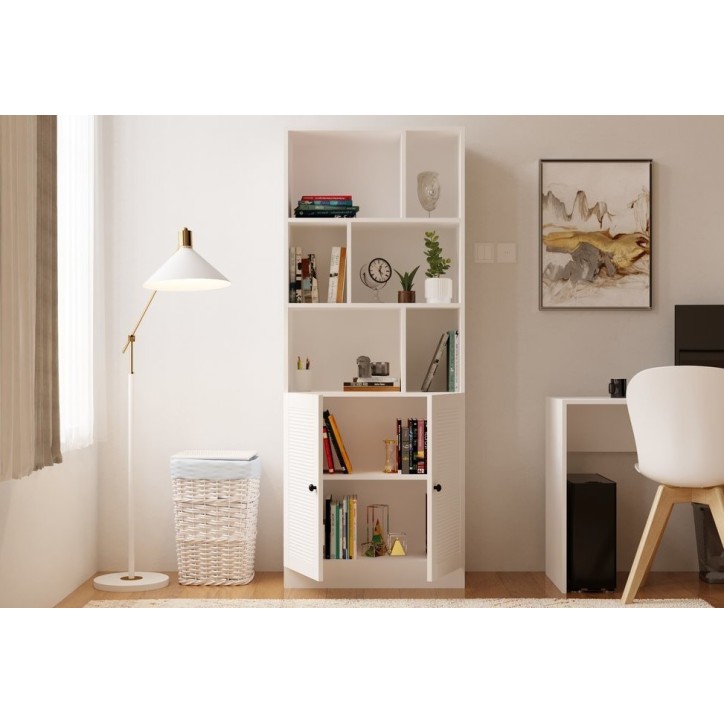 Bibliothèque IZEL 70 cm blanc