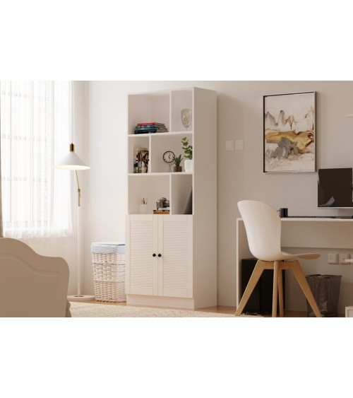 Bibliothèque IZEL 70 cm blanc