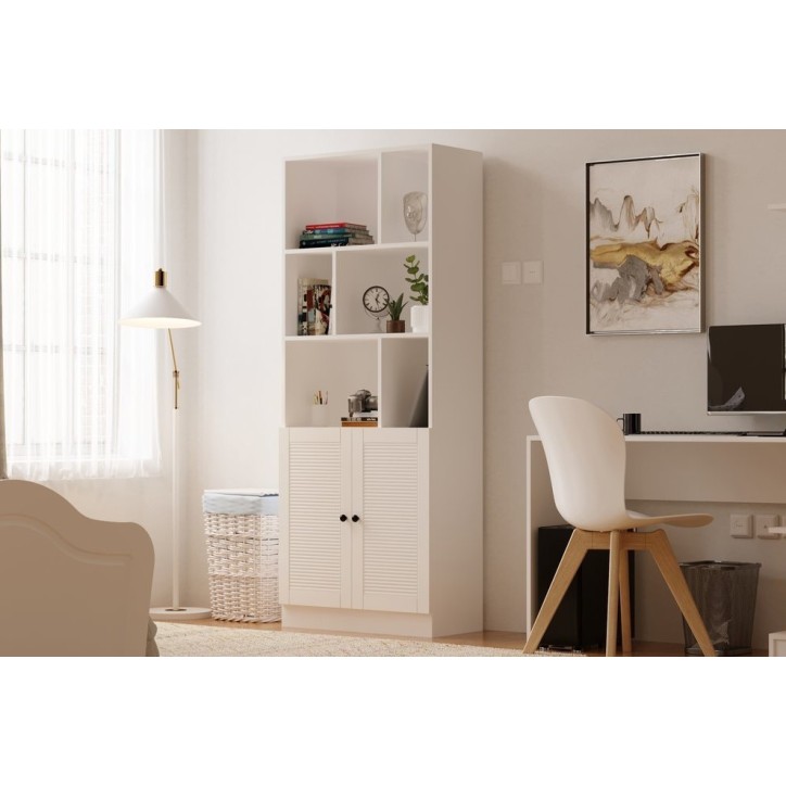 Bibliothèque IZEL 70 cm blanc