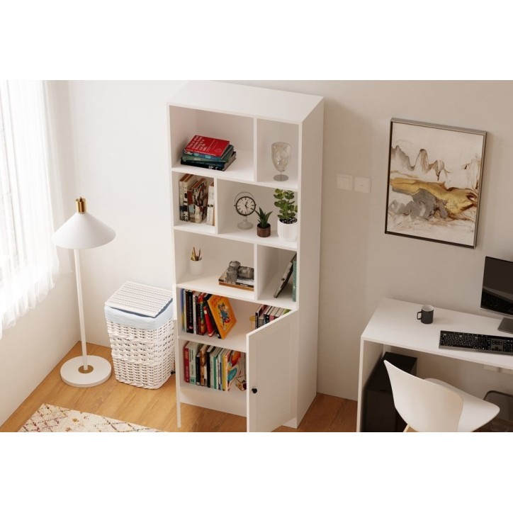 Bibliothèque IZEL 70 cm blanc