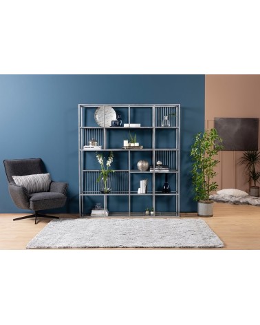 Bibliothèque LOLA 160 CM Argent