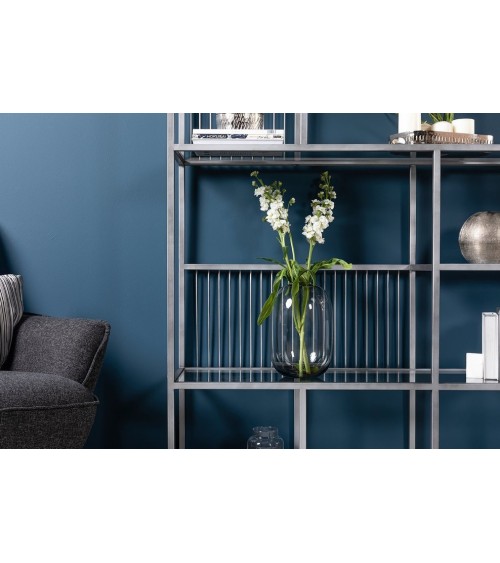 Bibliothèque LOLA 160 CM Argent