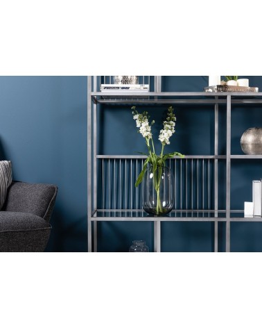 Bibliothèque LOLA 160 CM Argent