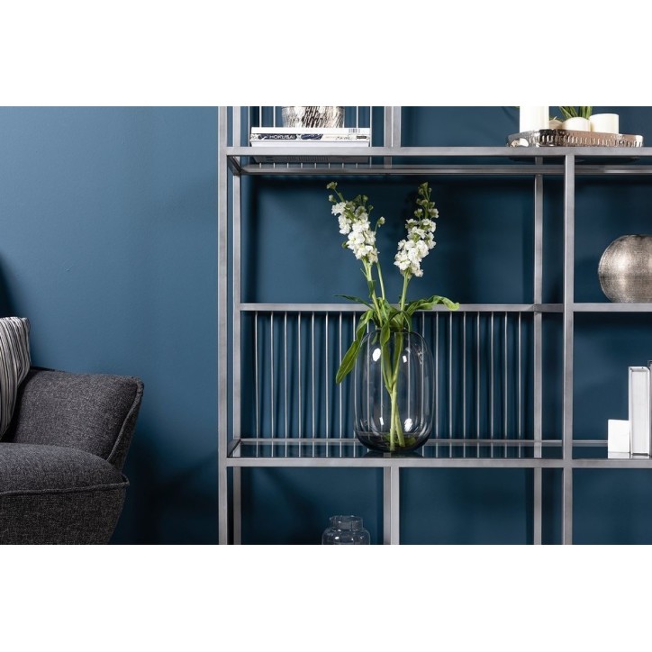 Bibliothèque LOLA 160 CM Argent