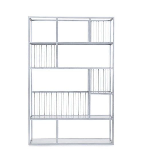 Bibliothèque LOLA 120 CM Argent