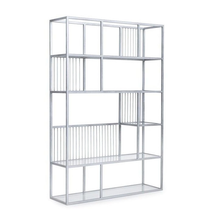 Bibliothèque LOLA 120 CM Argent