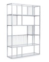 Bibliothèque LOLA 120 CM Argent