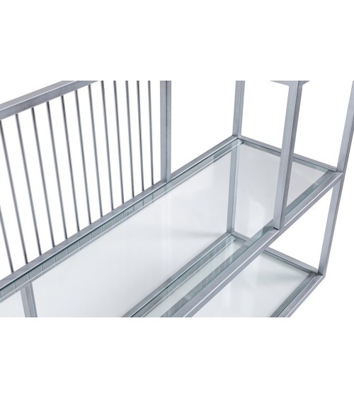 Bibliothèque LOLA 120 CM Argent