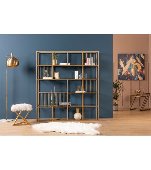 Bibliothèque LOLA 160 CM Laiton