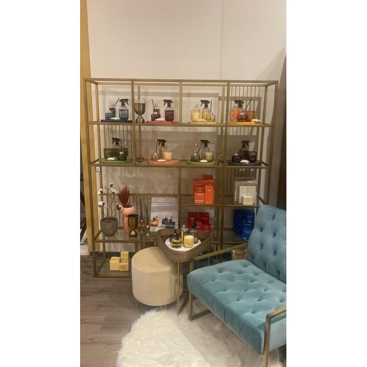 Bibliothèque LOLA 160 CM Laiton