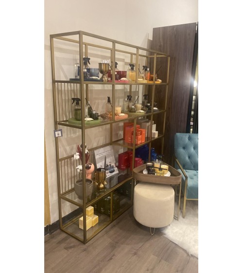 Bibliothèque LOLA 160 CM Laiton