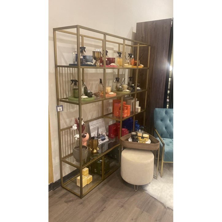 Bibliothèque LOLA 160 CM Laiton