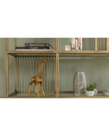 Bibliothèque LOLA 120 CM Laiton