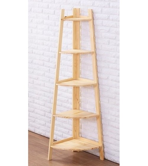 Bibliothèque ANGLE Bois 55 cm