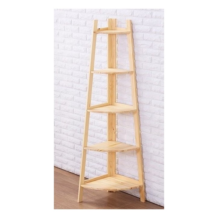 Bibliothèque ANGLE Bois 55 cm