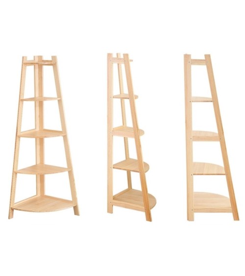 Bibliothèque ANGLE Bois 55 cm