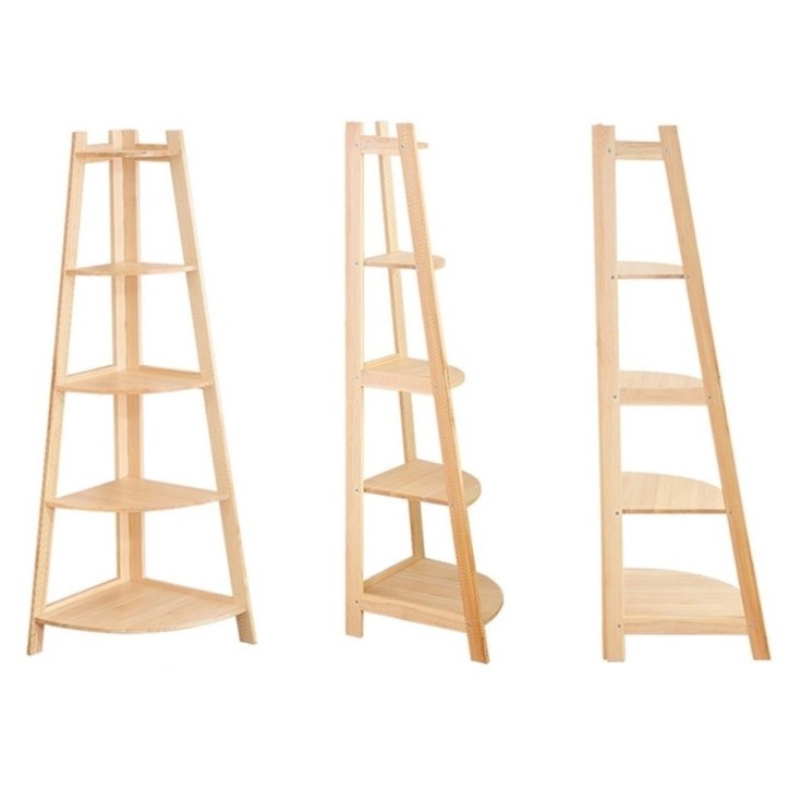 Bibliothèque ANGLE Bois 55 cm