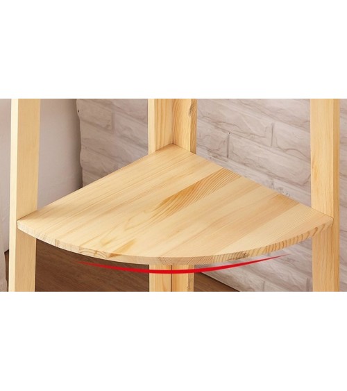 Bibliothèque ANGLE Bois 55 cm