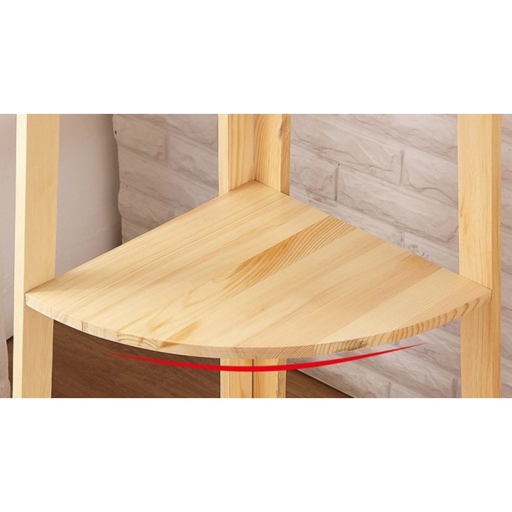 Bibliothèque ANGLE Bois 55 cm