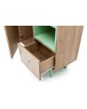 Bibliothèque - armoire AMARA 90 cm bois