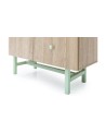 Bibliothèque - armoire AMARA 90 cm bois