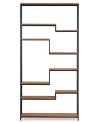 Bibliothèque ANTERES 100 cm bois et métal noir