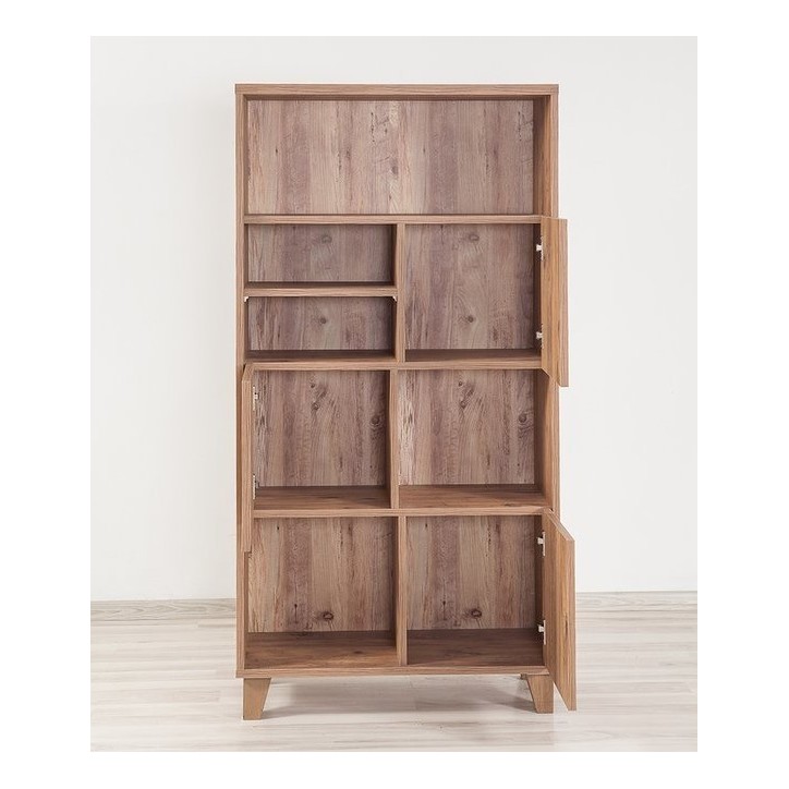 Bibliothèque FLORE 753 bois et motifs 80 cm Bibliothèque FLORE 753 bois et motifs 80 cm