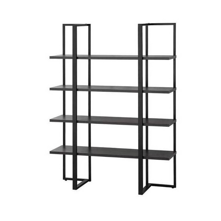 Bibliothèque MILTON 120 cm métal noir Bibliothèque MILTON 120 cm métal noir