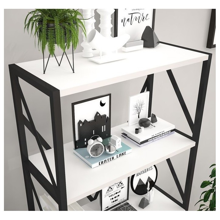 Bibliothèque ESER Blanc 64 cm