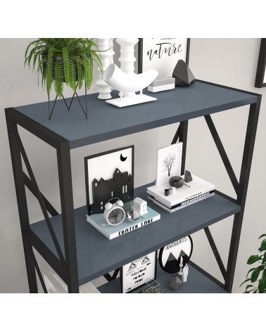 Bibliothèque ESER Anthracite 64 cm