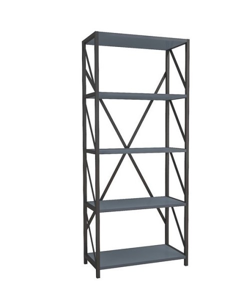 Bibliothèque ESER Anthracite 64 cm