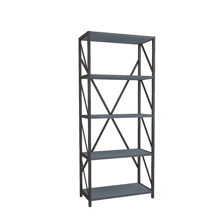 Bibliothèque ESER Anthracite 64 cm