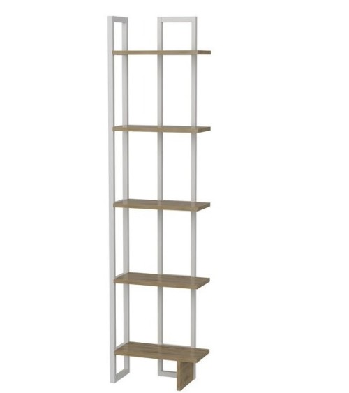 Bibliothèque ALICE Blanc - bois 45 cm