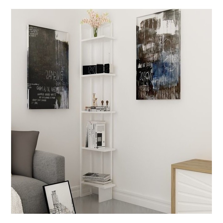 Bibliothèque ALICE Blanc 45 cm