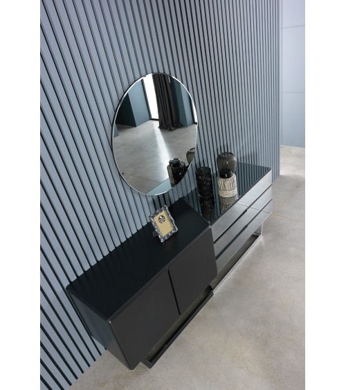 Buffet  DAVIA , 207 cm noir