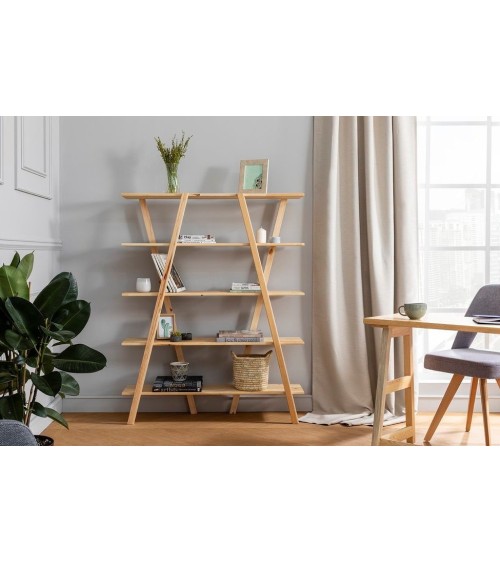Bibliothèque  PERLA Chêne 130 cm